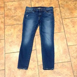 Joes jeans Margaux skinny ankle cropped distressed